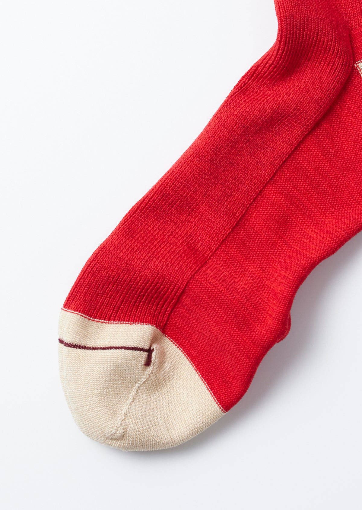 ORGANIC COTTON ＆ RECYCLE POLYESTER RIBBED CREW SOCKS