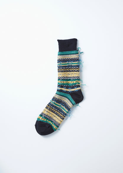 JACQUARD CREW SOCKS ”FAIRISLE”