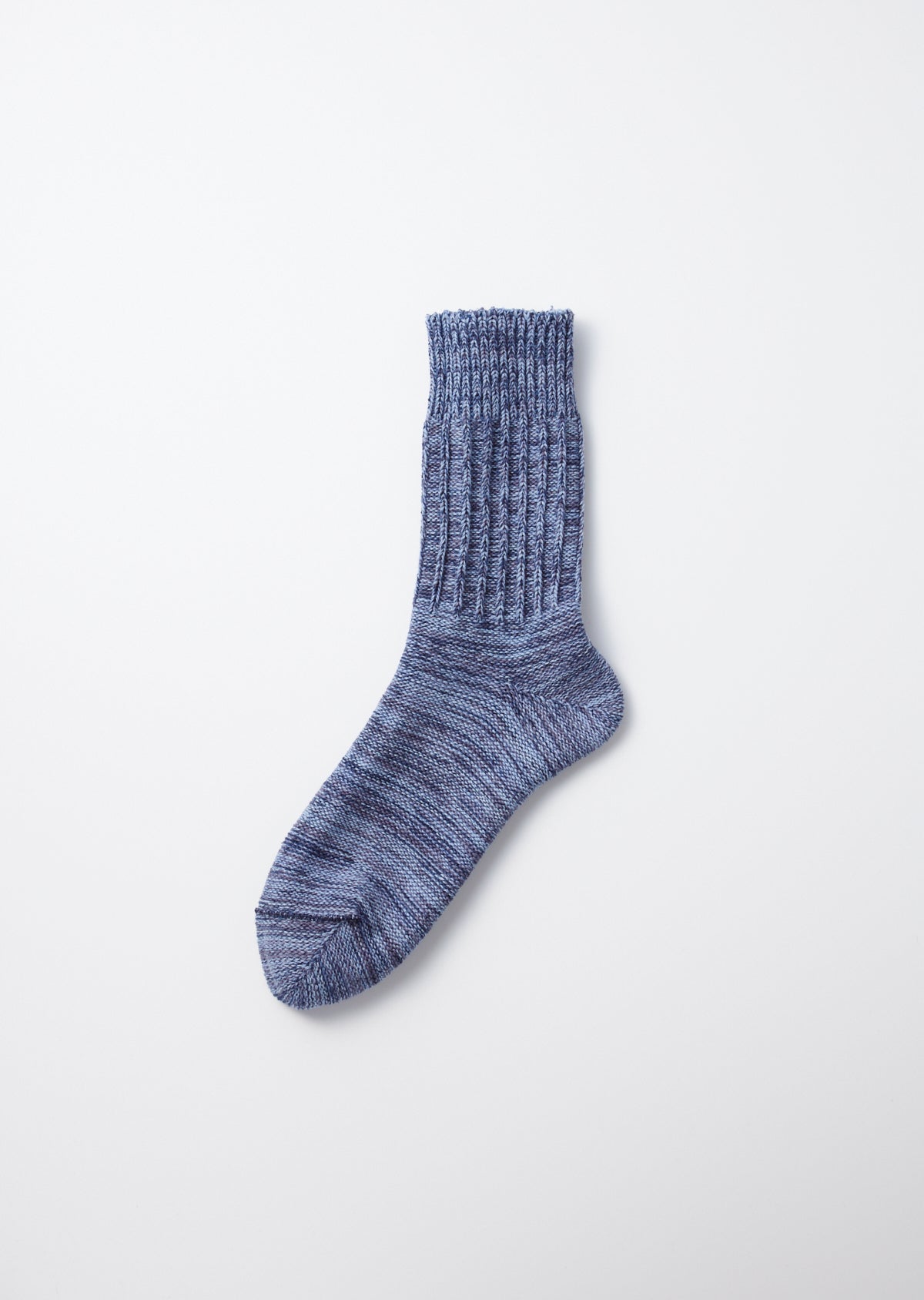 INDIGO TONE CREW SOCKS