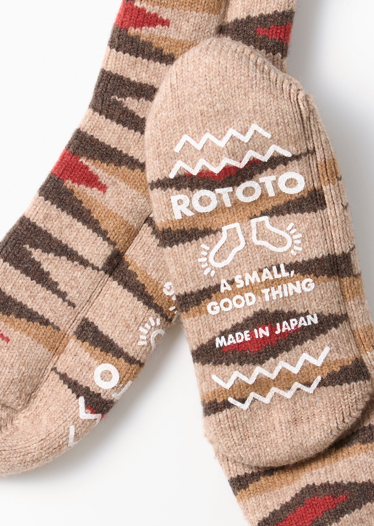 MERINO LAMBS WOOL ROOM SOCKS ”NATIVE”