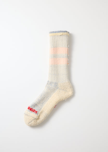 PILE STRIPE MARL SOCKS