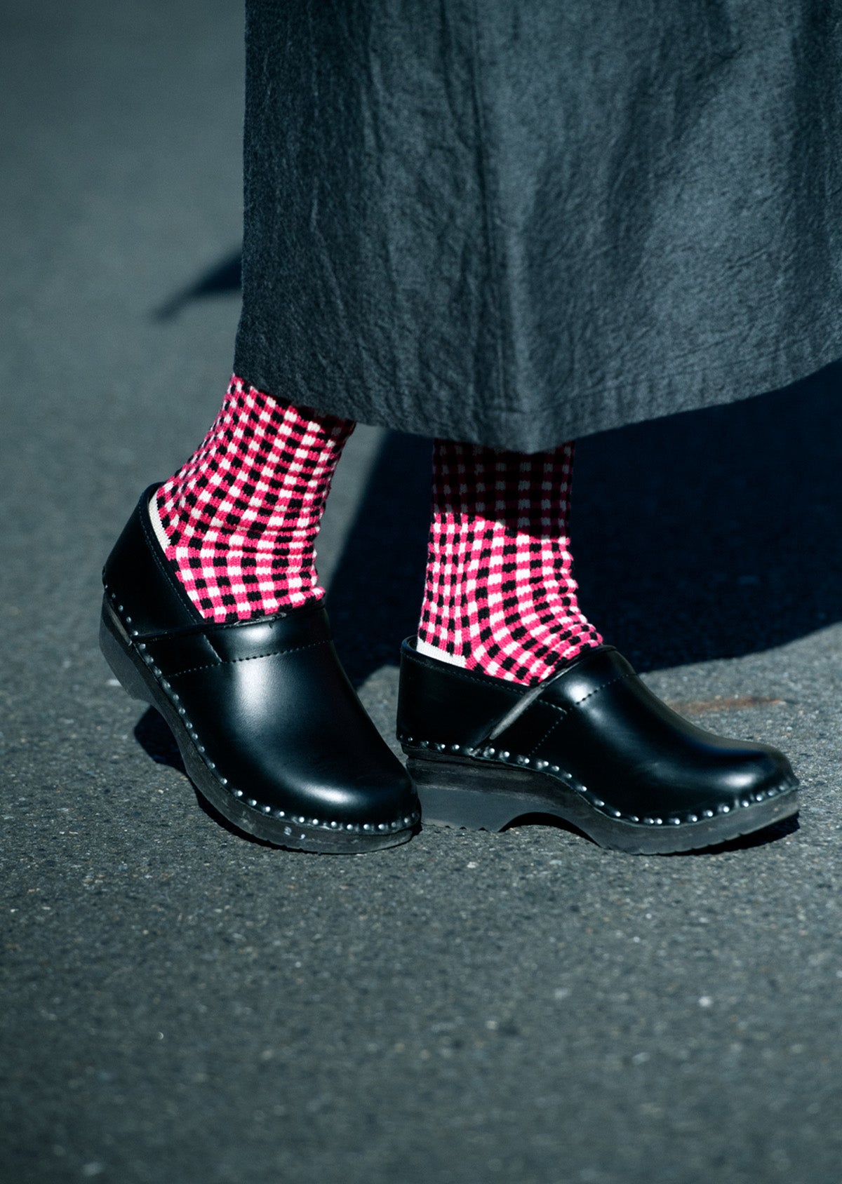 GINGHAM CHECK SOCKS