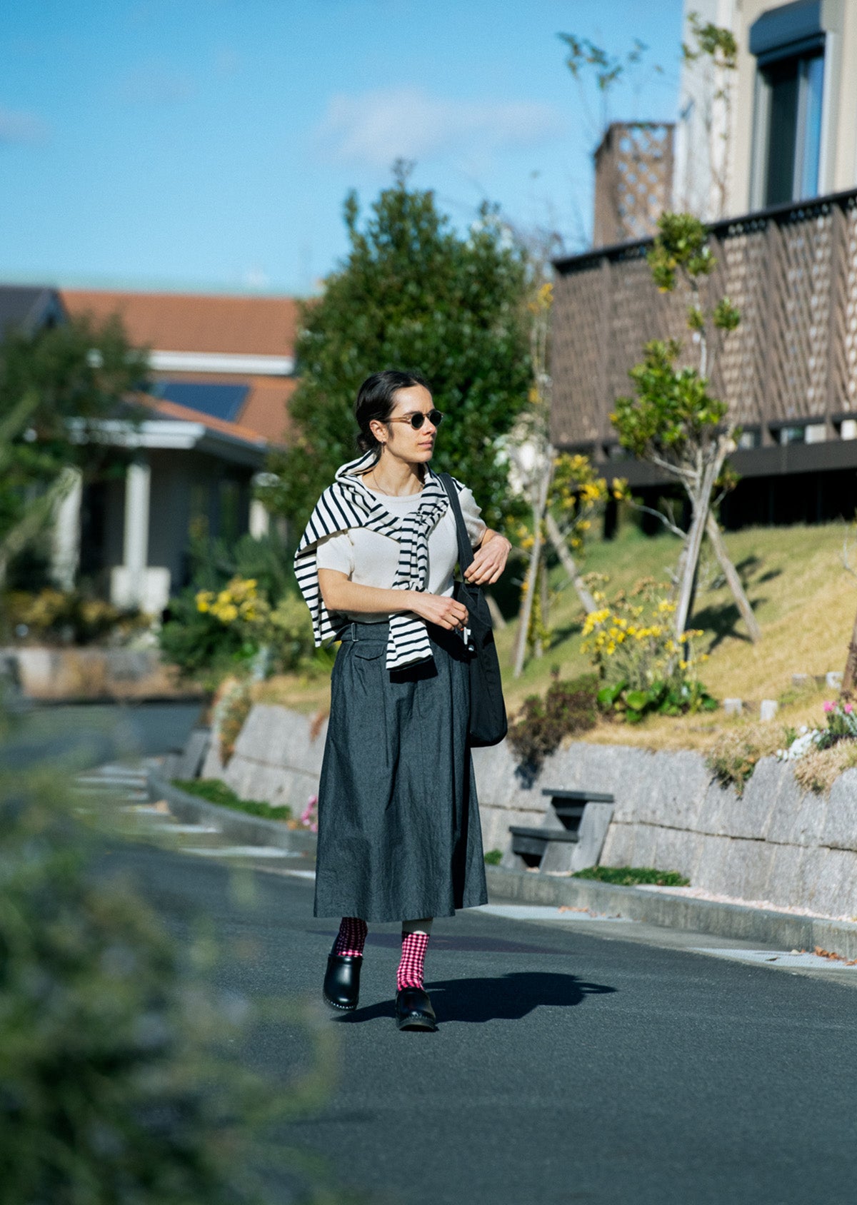 GINGHAM CHECK SOCKS