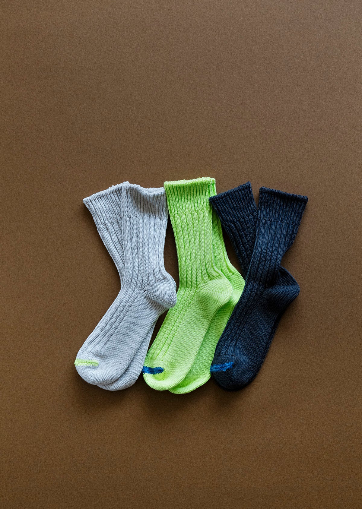 CHUNKY RIBBED CREW SOCKS