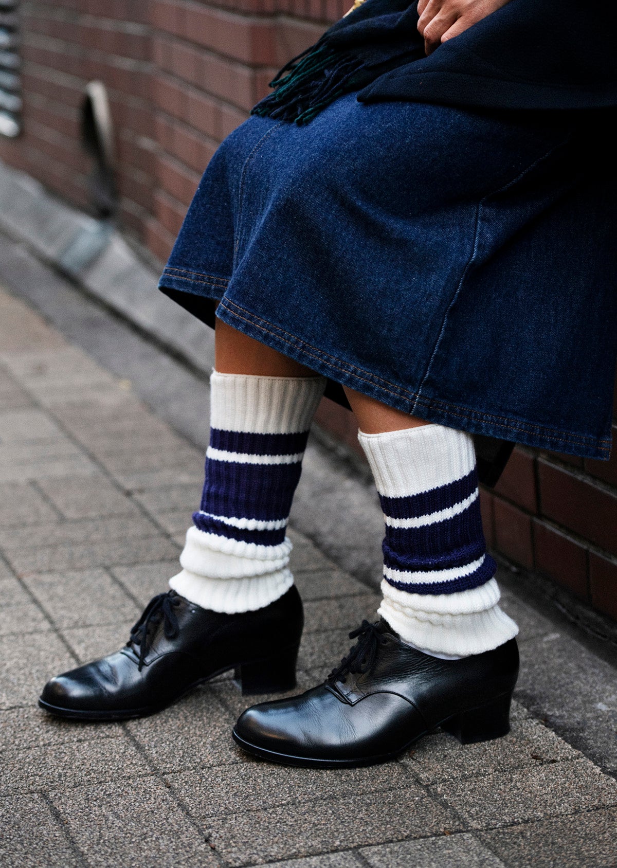 COARSE RIBBED OLDSCHOOL LEG WARMER - R5098｜レッグウォーマー