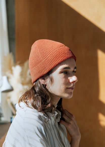 WASHI/RECYCLED COTTON BEANIE