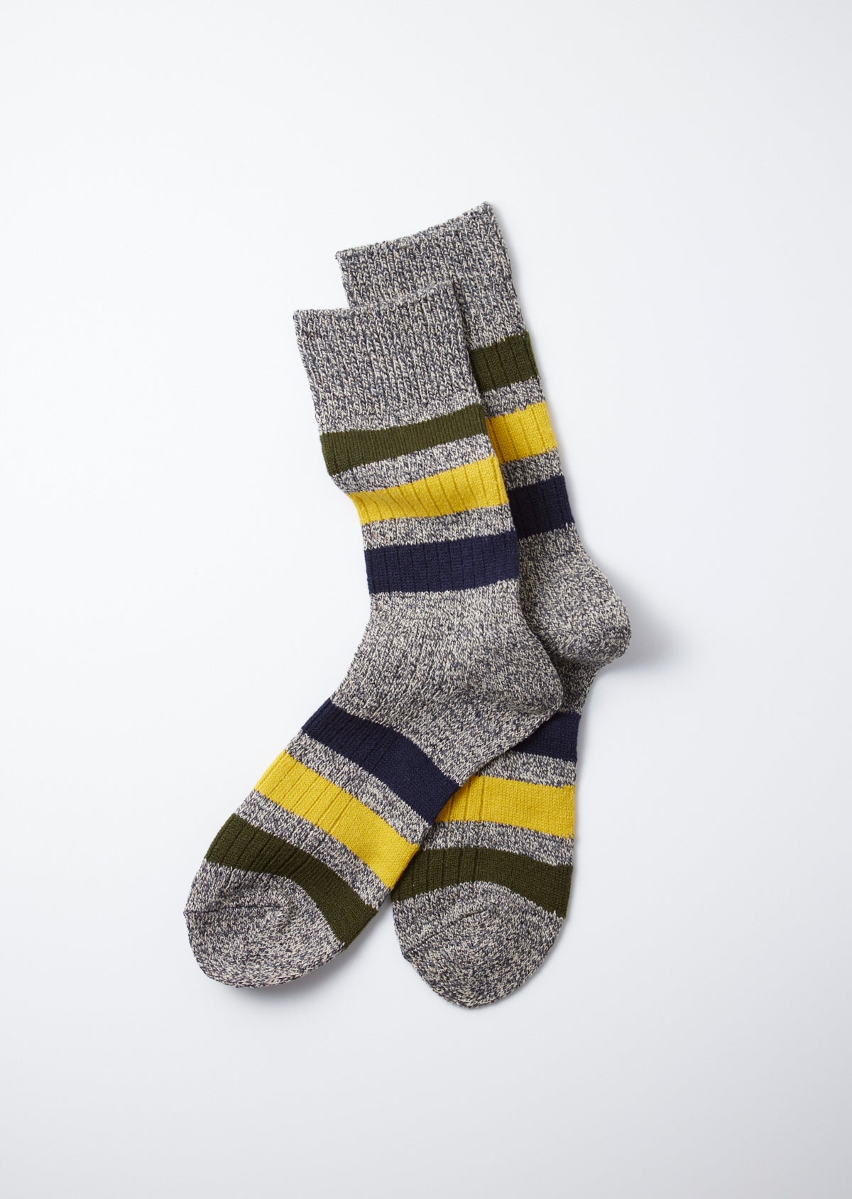 PARK STRIPE CREW SOCKS - R1432｜ボーダーソックス｜ROTOTO 公式