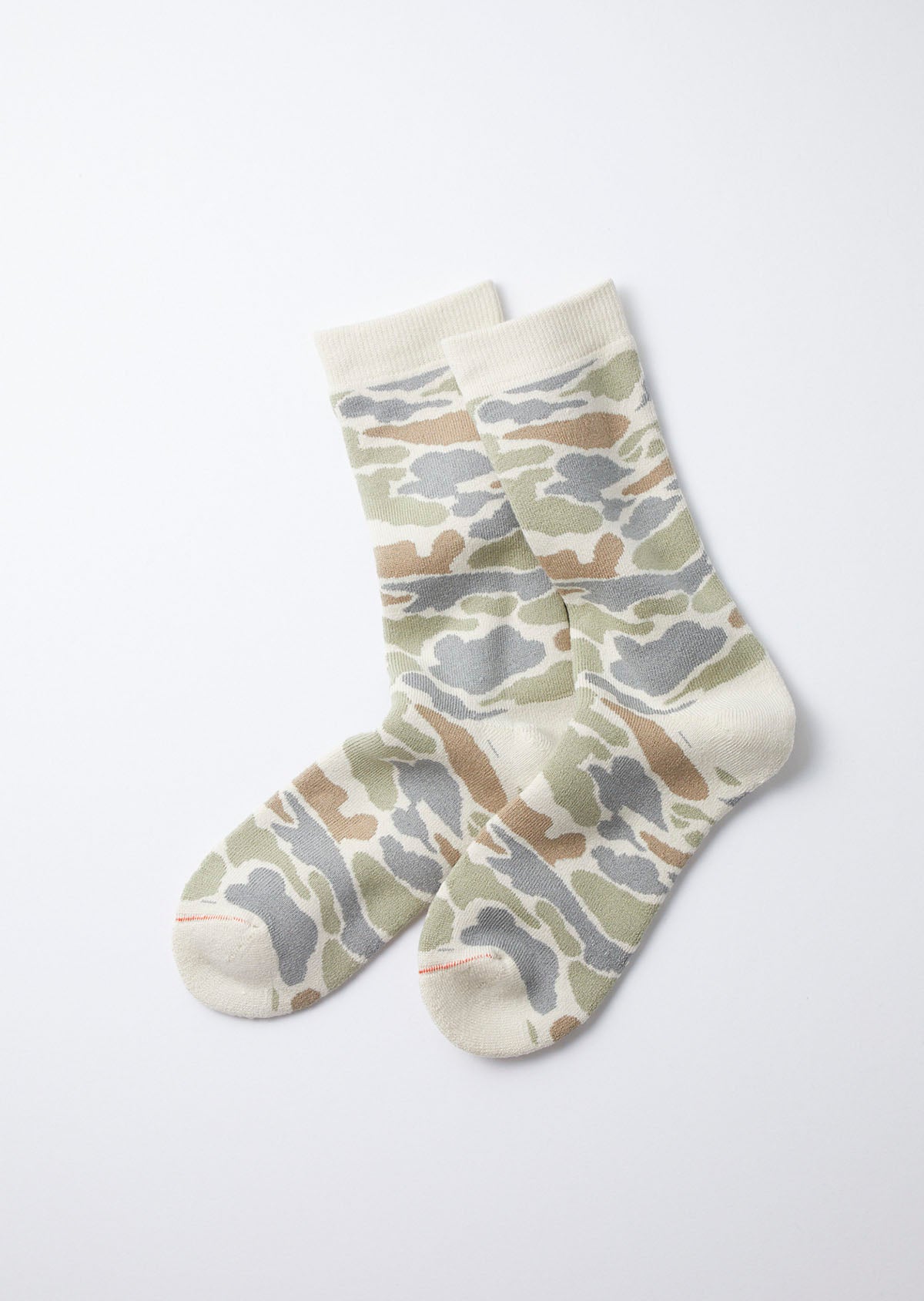 PILE CAMO CREW SOCKS - R1339 ｜カモフラージュ柄｜ ROTOTO 公式オンラインストア – ROTOTO（ロトト）